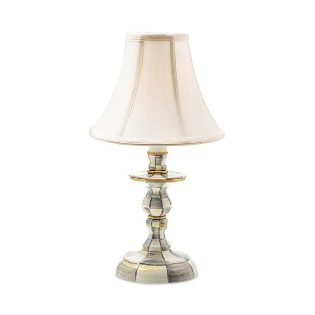 Mackenzie-Childs Sterling Check Candlestick Table Lamp