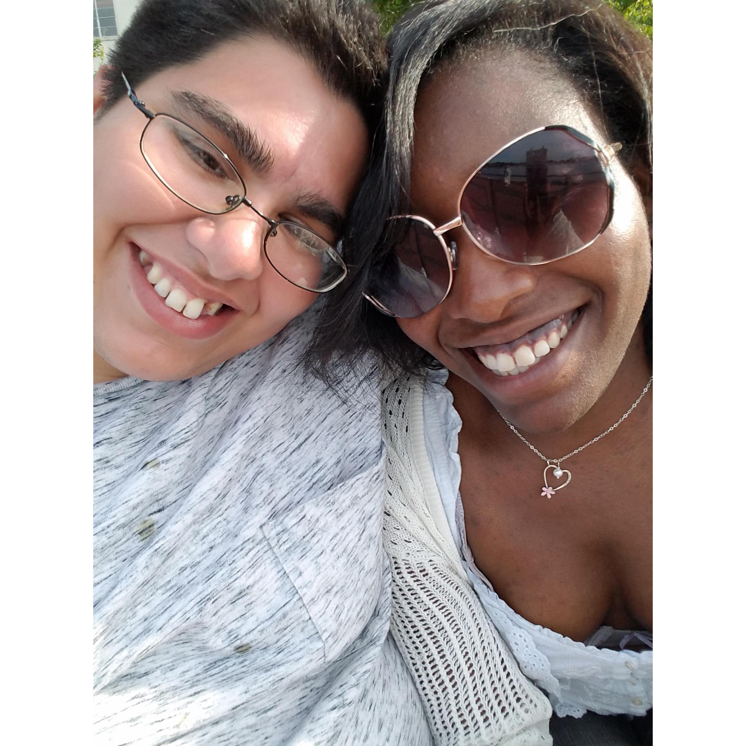 Chilling out in downtown Savannah GA