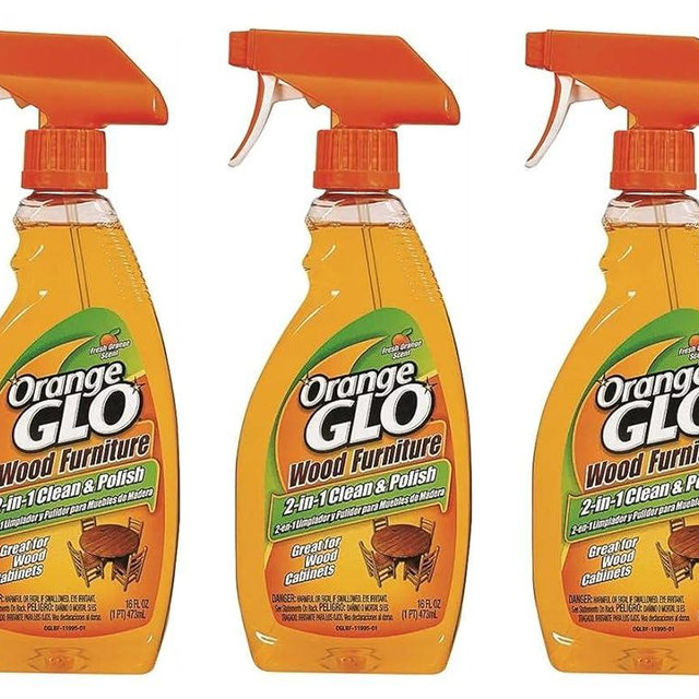 Glo 640823841079 (Pack of 3) Wood Furniture 2-in-1 Clean and Polish, 48 Fl Oz total