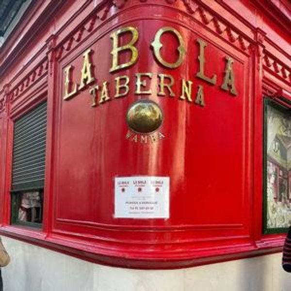Dinner at La Bola in Madrid