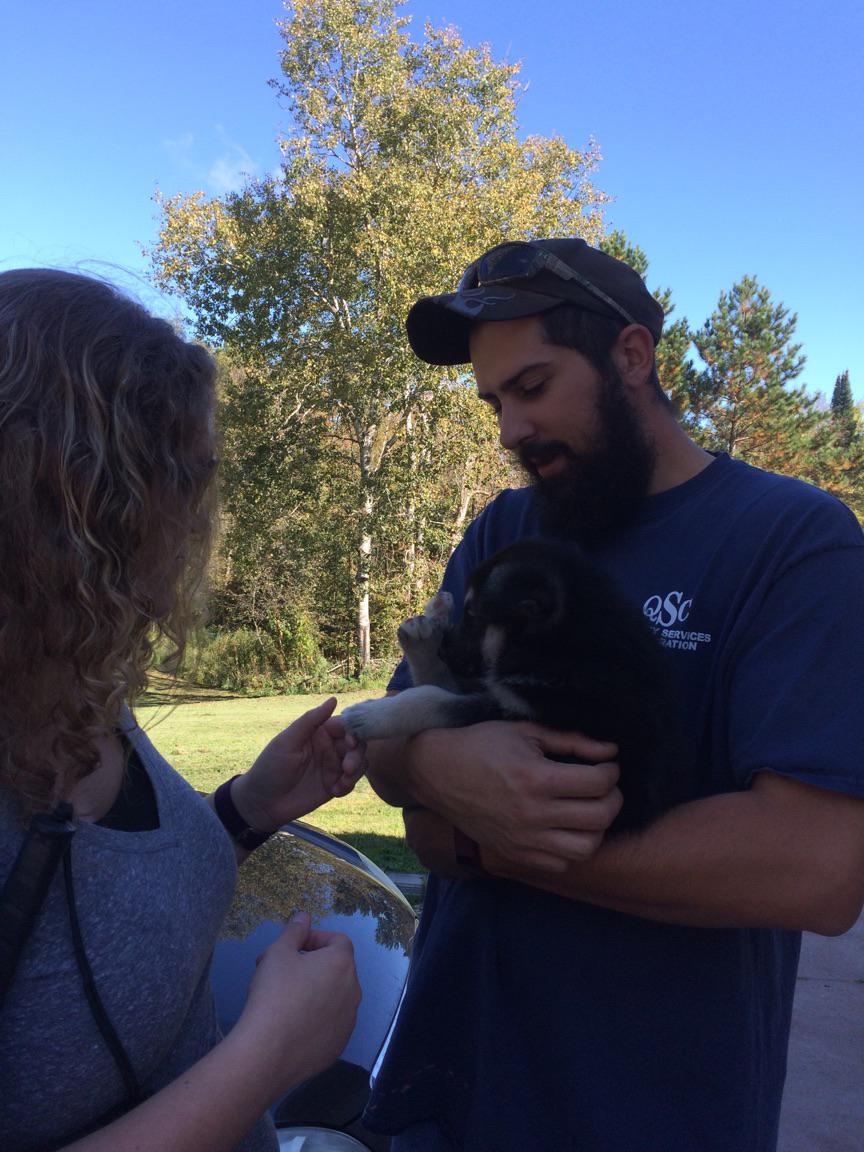 The day we picked up Freyja