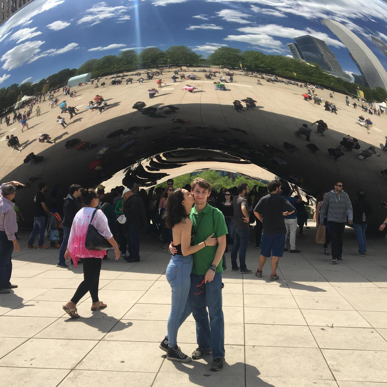 Paul visiting Chicago for the first time