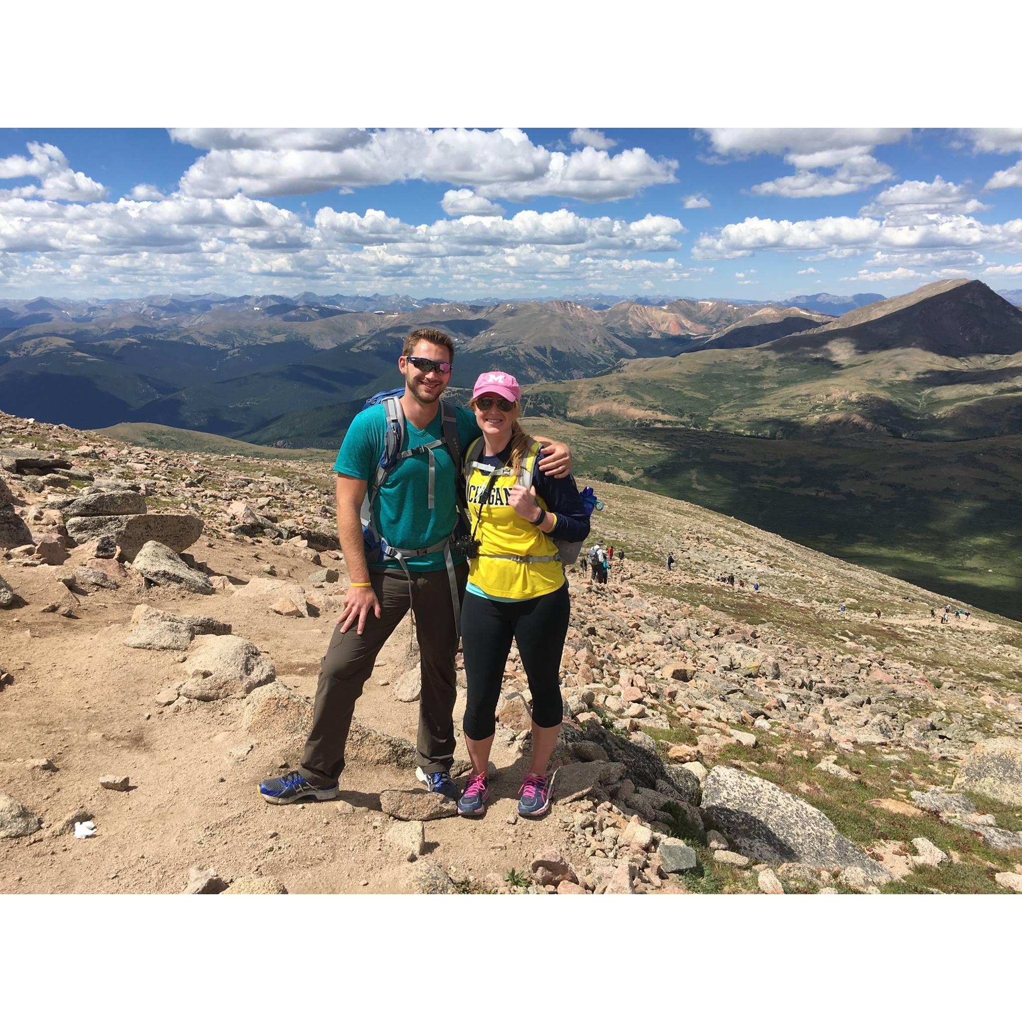 Our first 14er - Mt. Bierstadt, CO  2016
