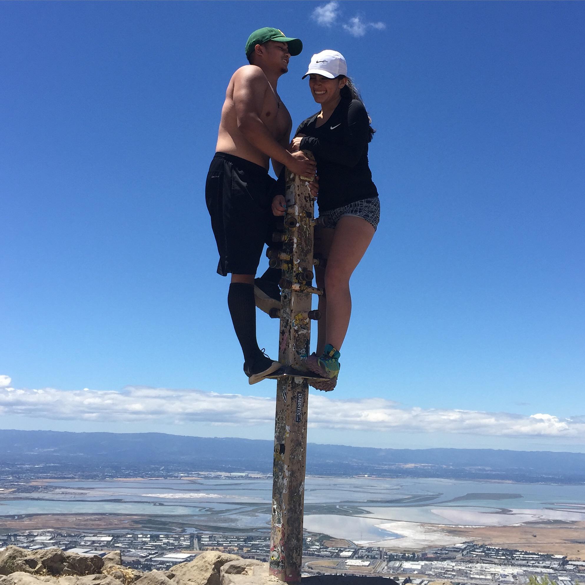 Our first hike up Mission Peak