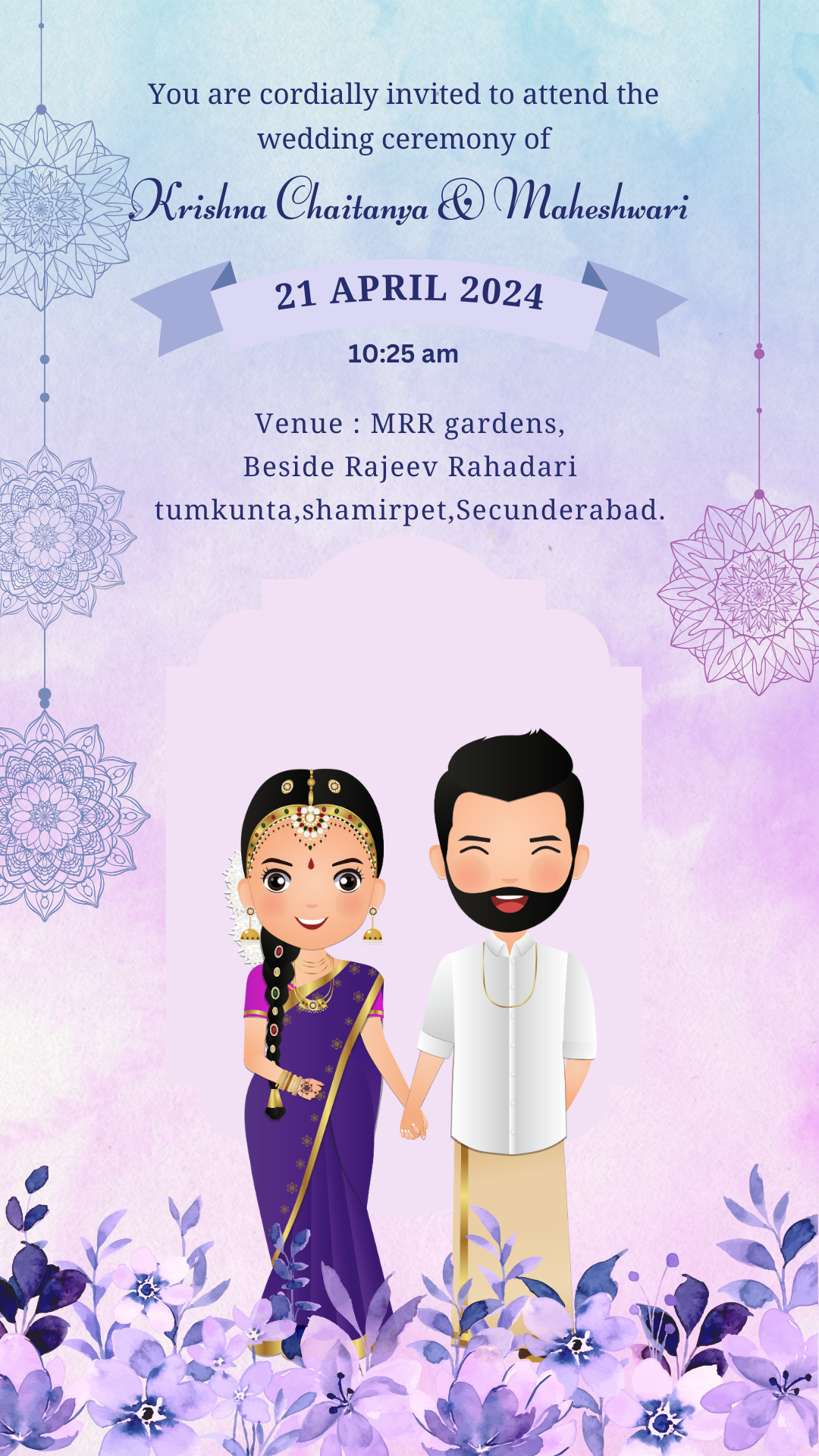 The Wedding Website of krishna Chaitanya PRODDARURU and Maheshwari Kakkireni