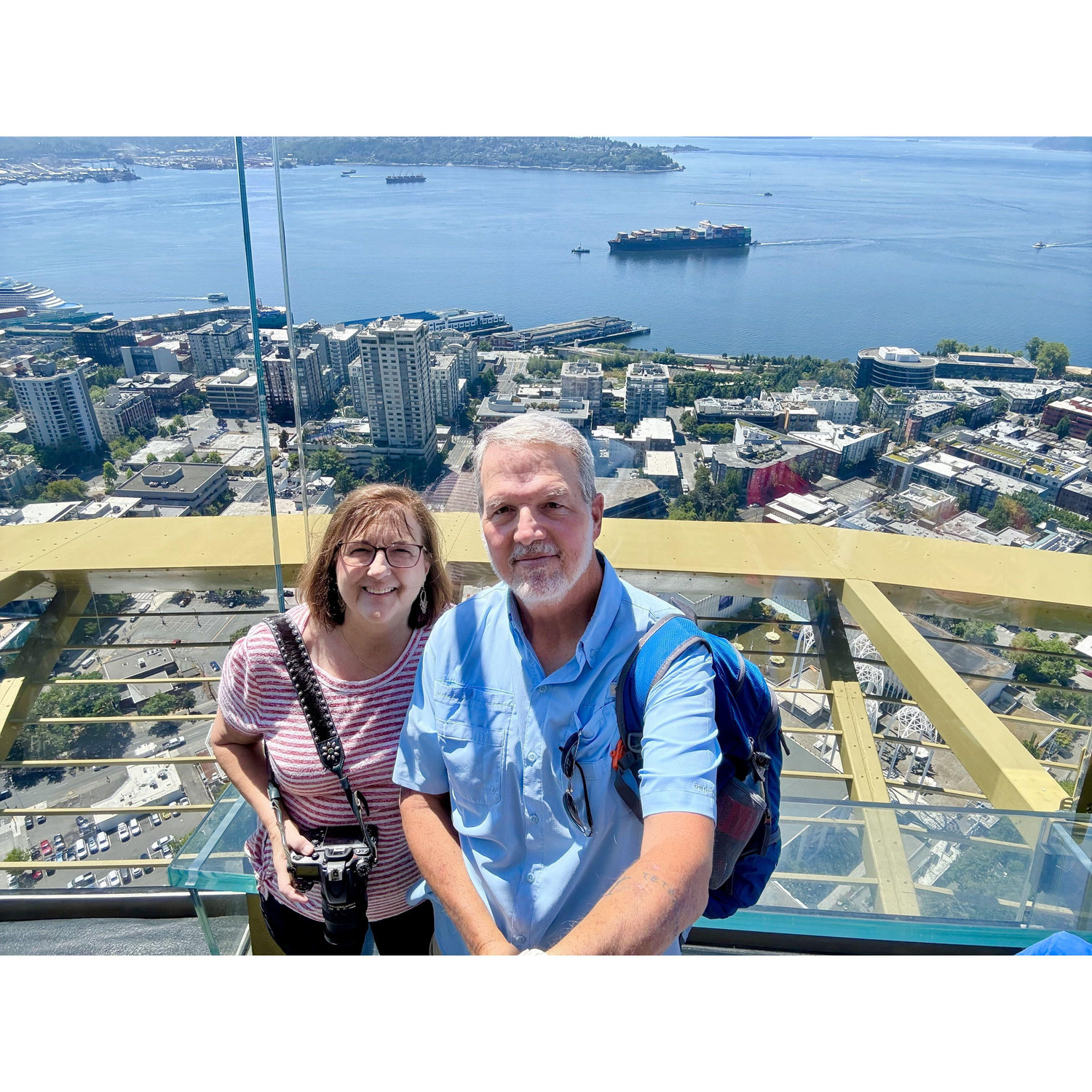 At the top of the Space Needle, Seattle