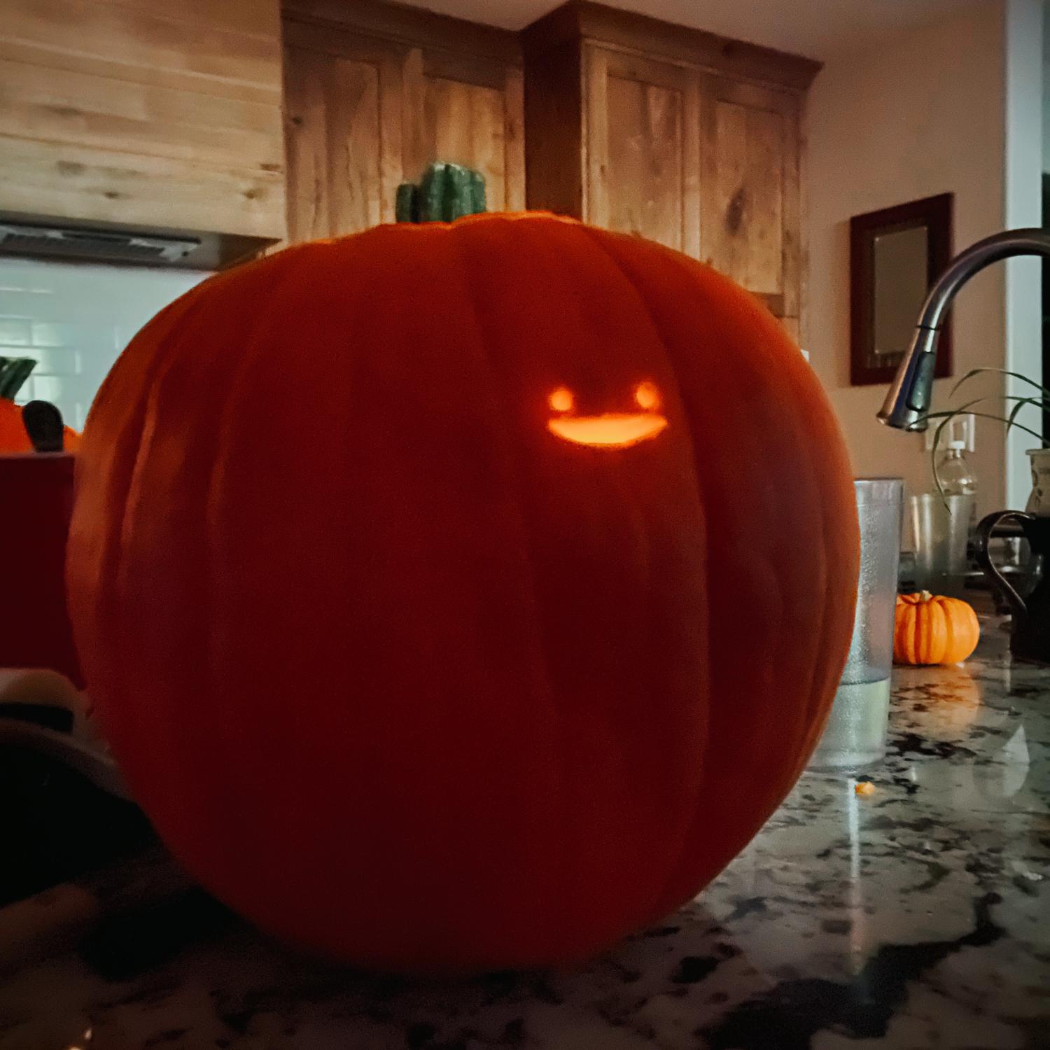 Our first Jack-o-lantern