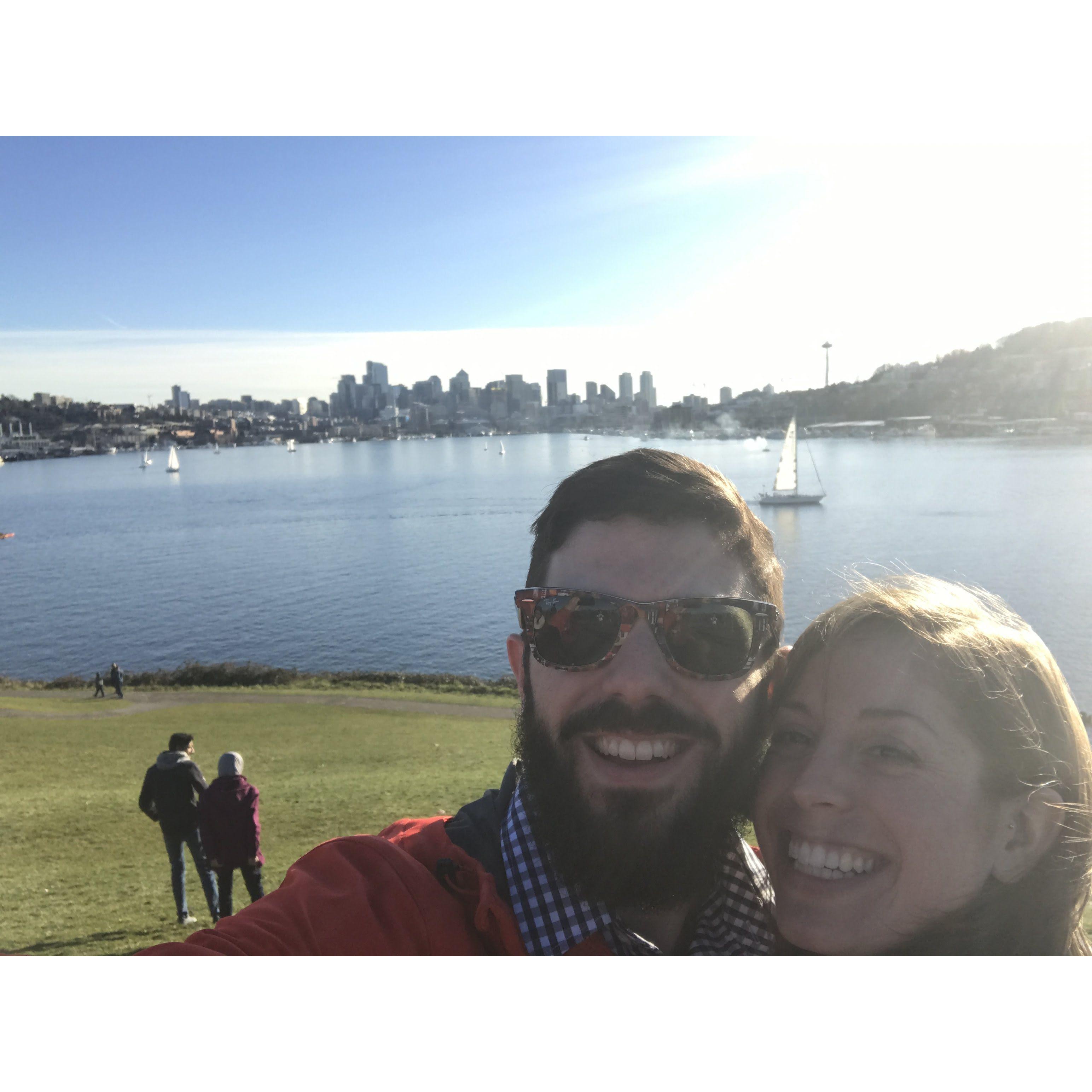 Maria's first trip to Seattle