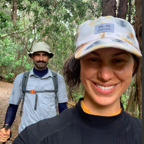 Pondering life on the trail...