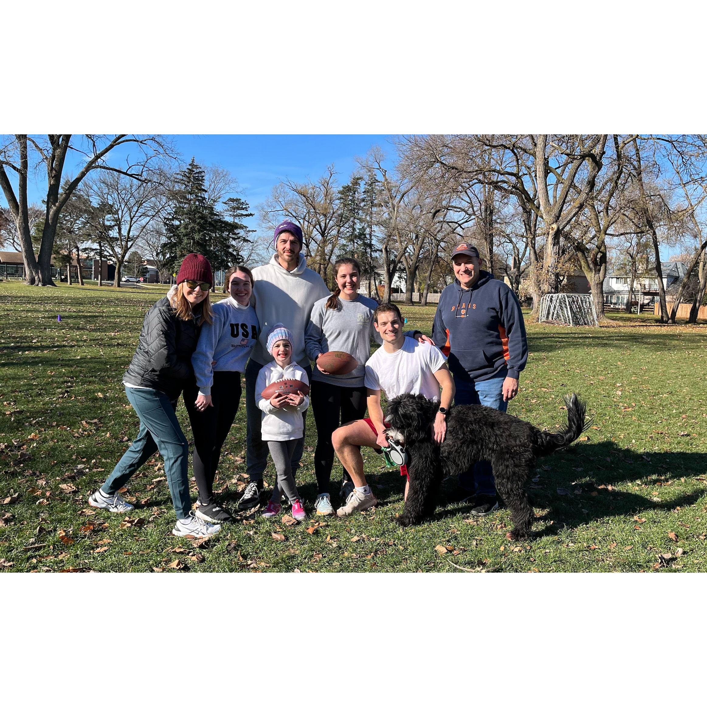 Giovannelli family turkey-bowl in November 2023!