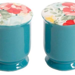 The Pioneer Women - The Pioneer Woman Vintage Floral Ceramic Salt and Pepper Shaker Set