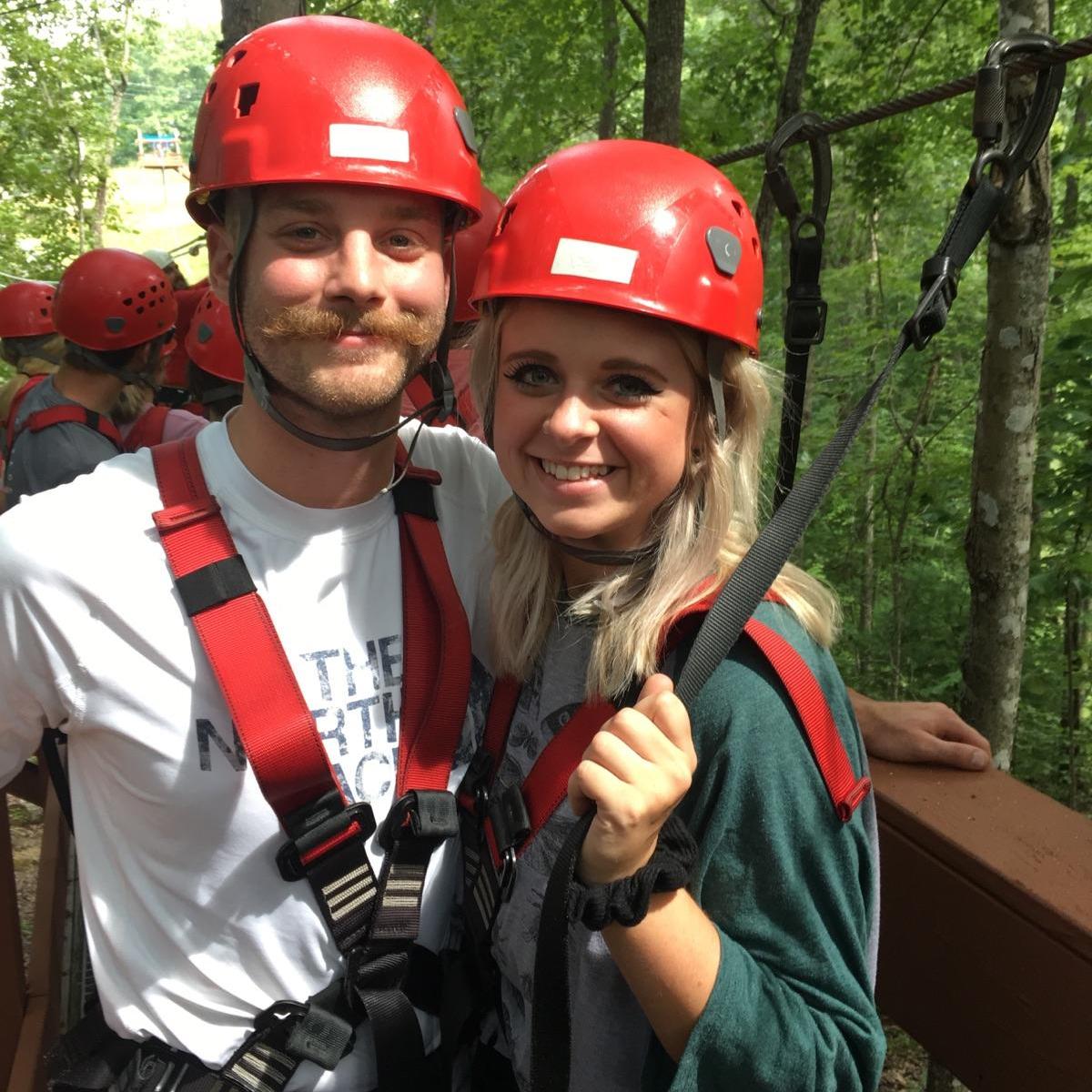 Zip tour at Cliffview 70 days before wedding