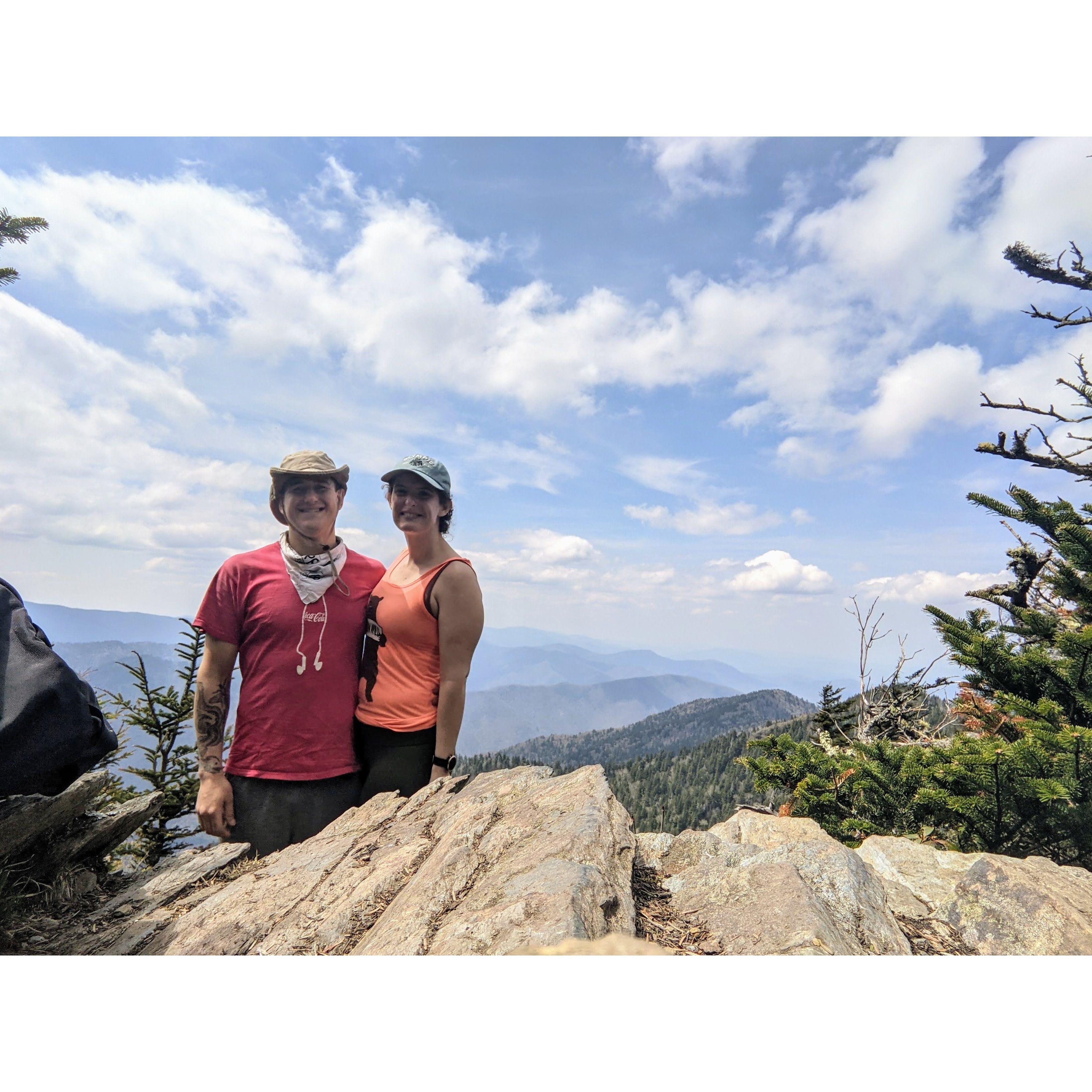 Mt. Leconte in the Great Smoky Mountains 04/2021