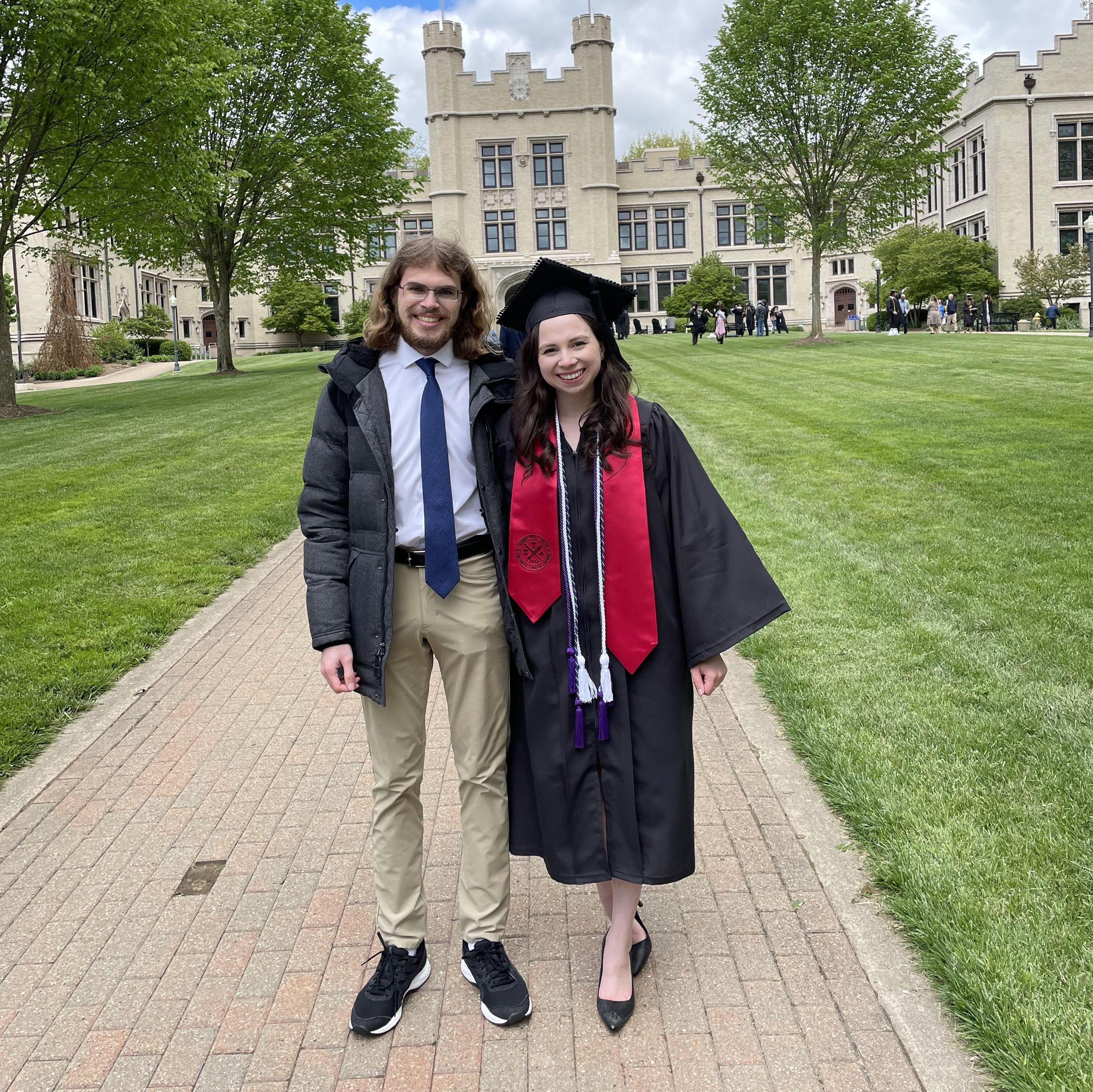 Morgan graduated from the College of Wooster in 2021. After spending her senior year remotely in Cincy, she graduated with a double major in Education and English, with a minor in philosophy.