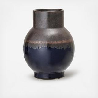Round Stoneware Vase