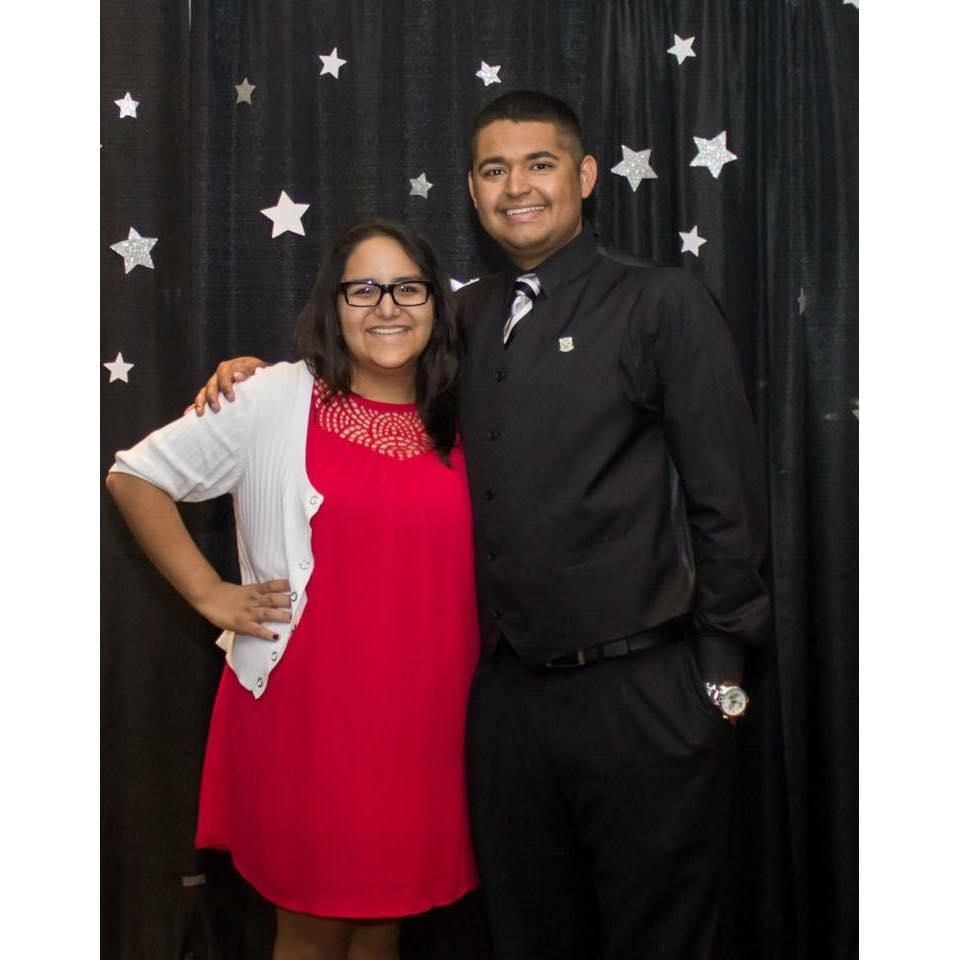 Gabby and Chris at their last Talons' Formal