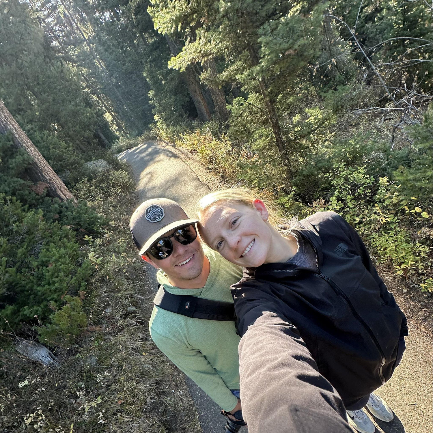 We went for a hike at Palisade Falls.