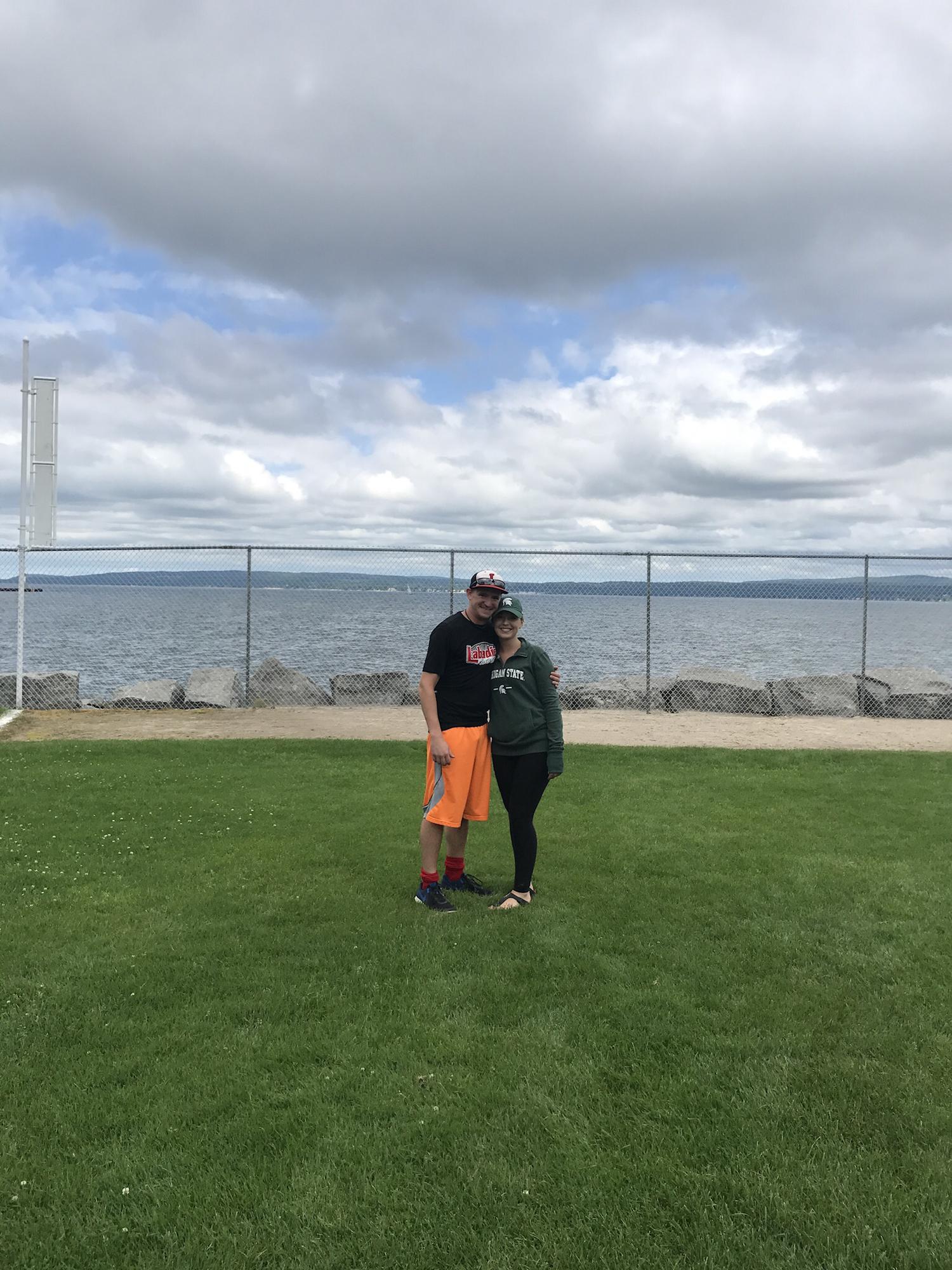 Our very first photo as boyfriend and girlfriend :)