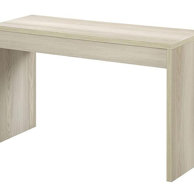 Convenience Concepts Northfield Hall Console Desk Table, Weathered White