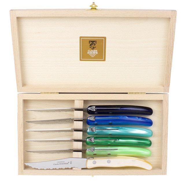 Laguiole Claude Dozorme Set of Six Steak Knives