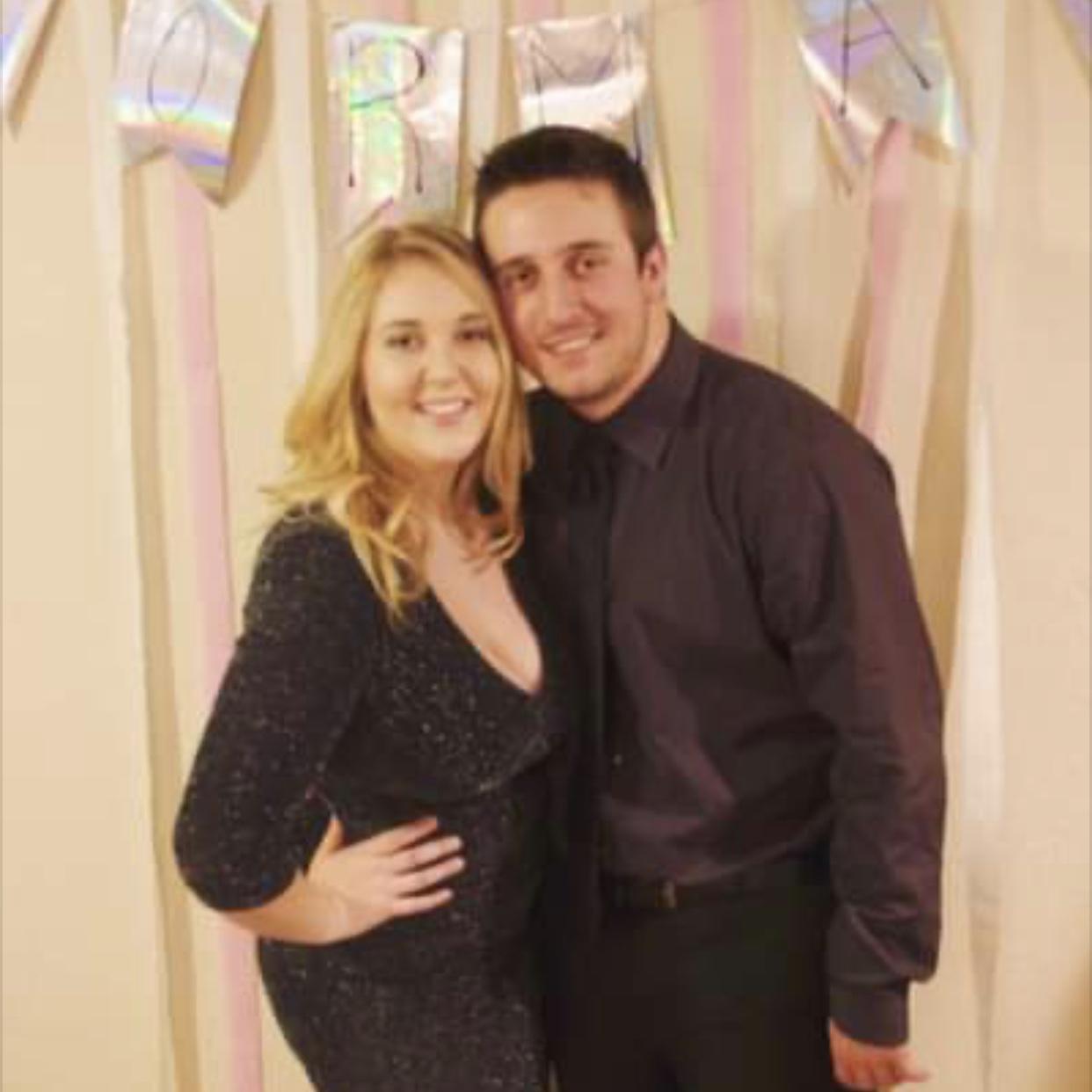 Brad & Amber Dawn before an AOII Formal, 2016