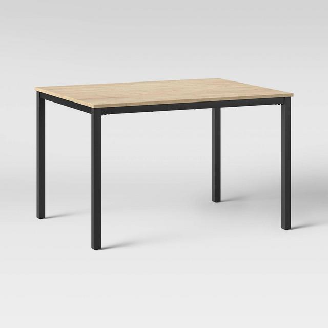 Loring Dining Table with Metal Legs Vintage Oak - Project 62™