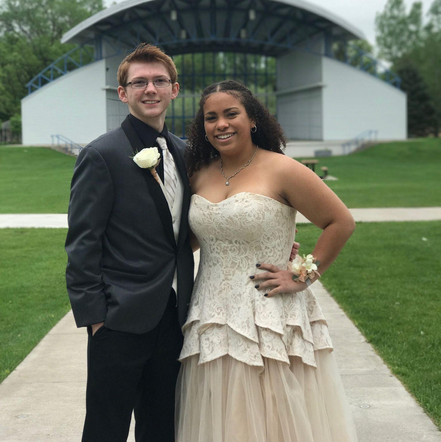 Our first prom together in 2018. This was Osseo junior prom.