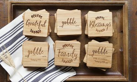 Qualtry - 3 Sets of 4 Personalized Coasters
