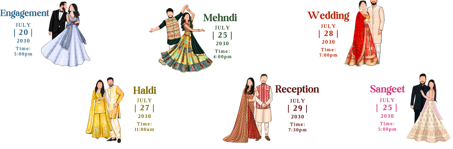 The Wedding Website of Rakesh Vajah and Hena Assi