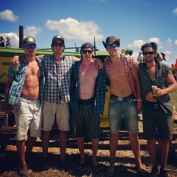 The best picture I could find of Scott with his groomsman Tay (far right) haha