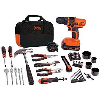 BLACK+DECKER LDX120PK 20-Volt MAX Lithium-Ion Drill and Project Kit