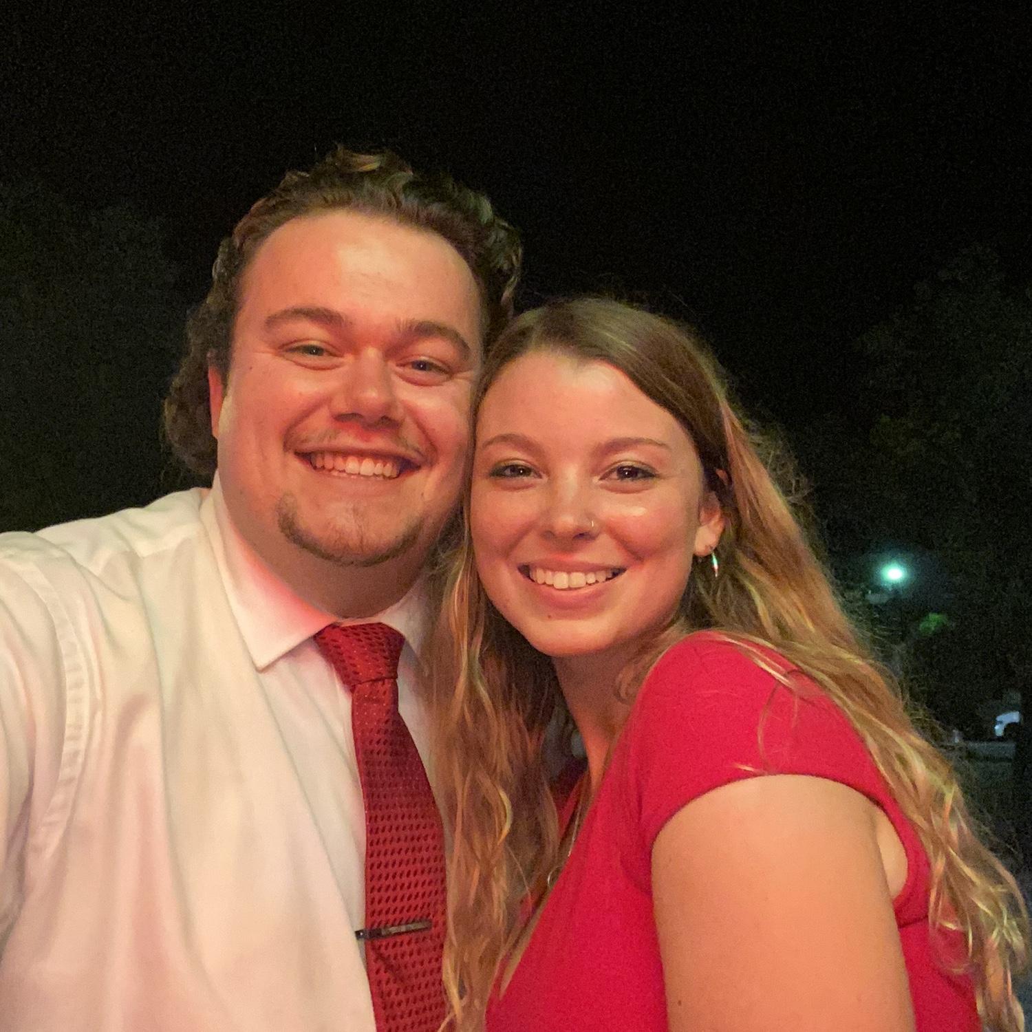 One of our first photos together before we became a couple. July 4, 2021