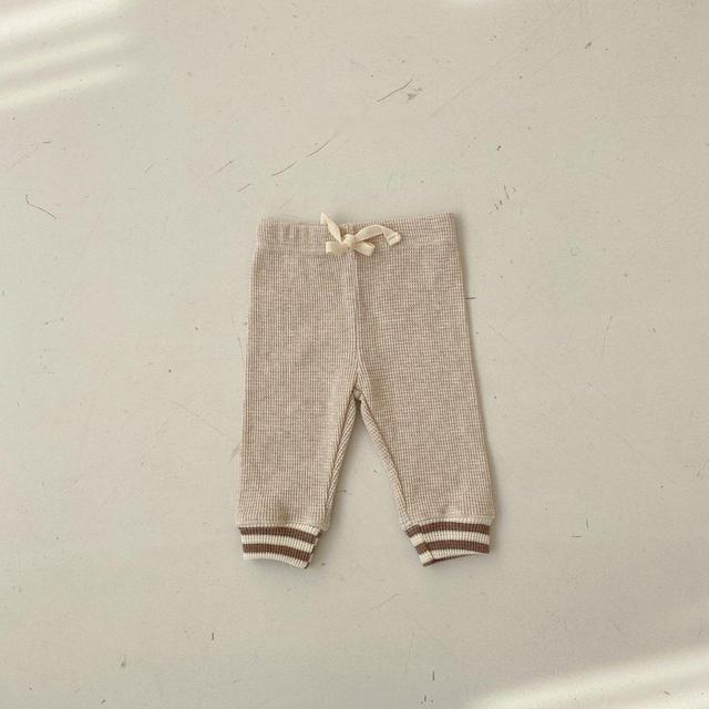 Waffle Pants - Oatmeal Solid