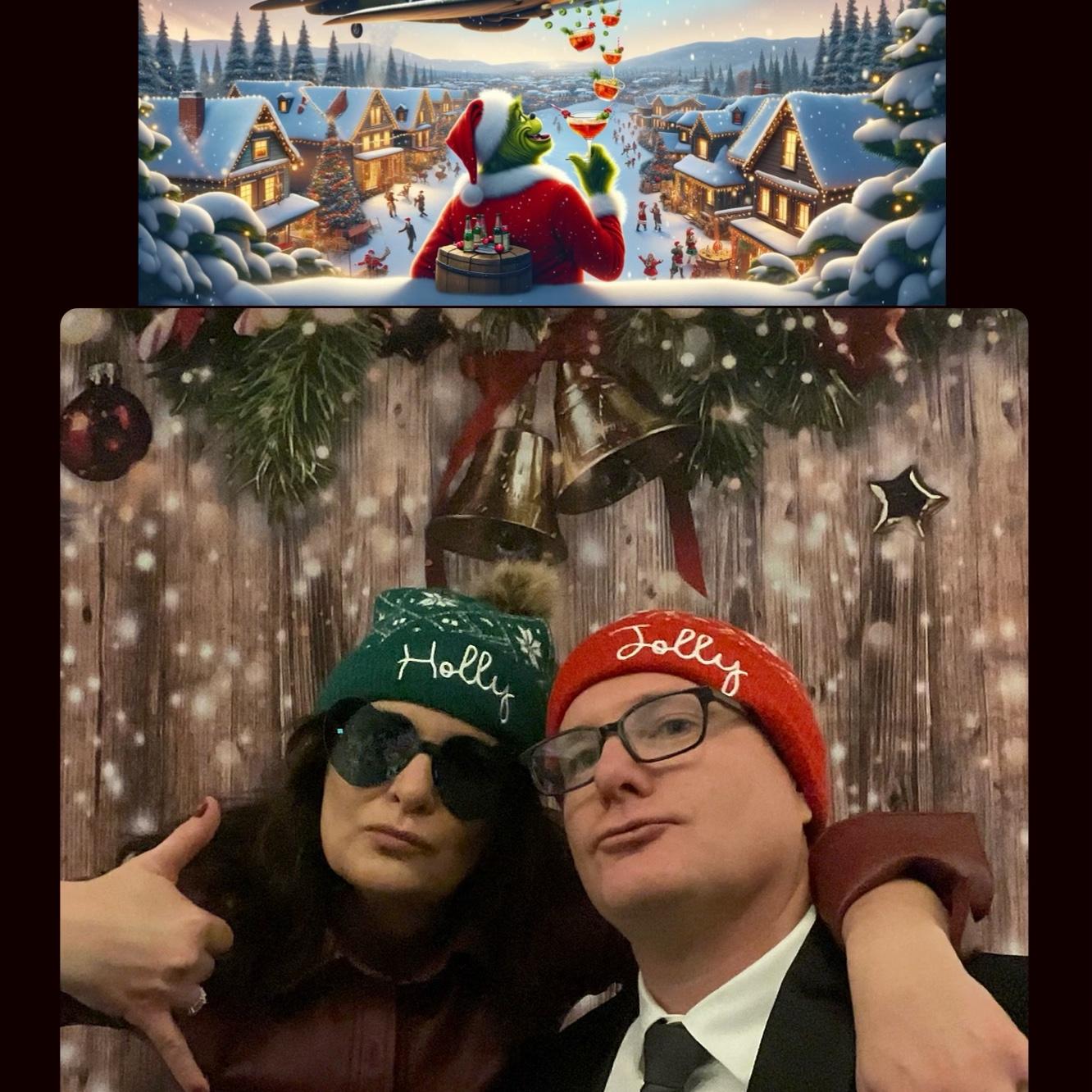 Christmas photo booth