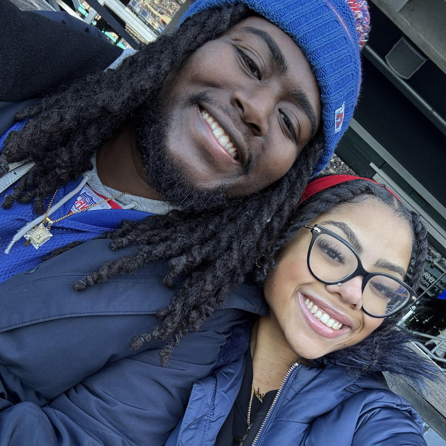 Our first Giants game!