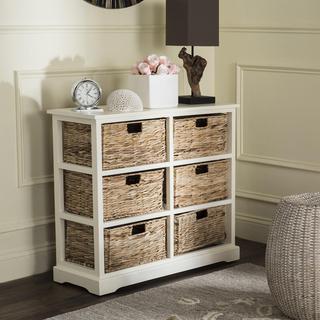 Keenan 6 Wicker Basket Storage Chest