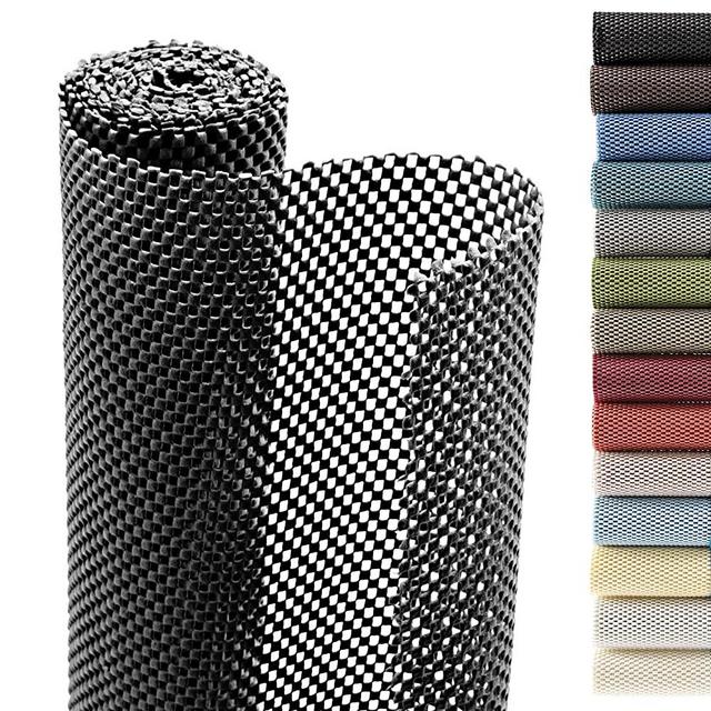 Smart Design Shelf Liner Premium Grip - (18 Inch x 8 Feet) - Drawer Cabinet Non Adhesive - Home & Kitchen [Black]
