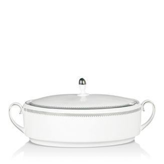 Vera Wang Wedgwood Grosgrain Covered Vegetable Bowl