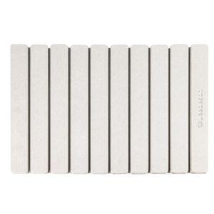 15.4 In. X 23.6 In. Diatomaceous Earth Bathroom Mat, Folding Model Stone Bath Mat - Beige
