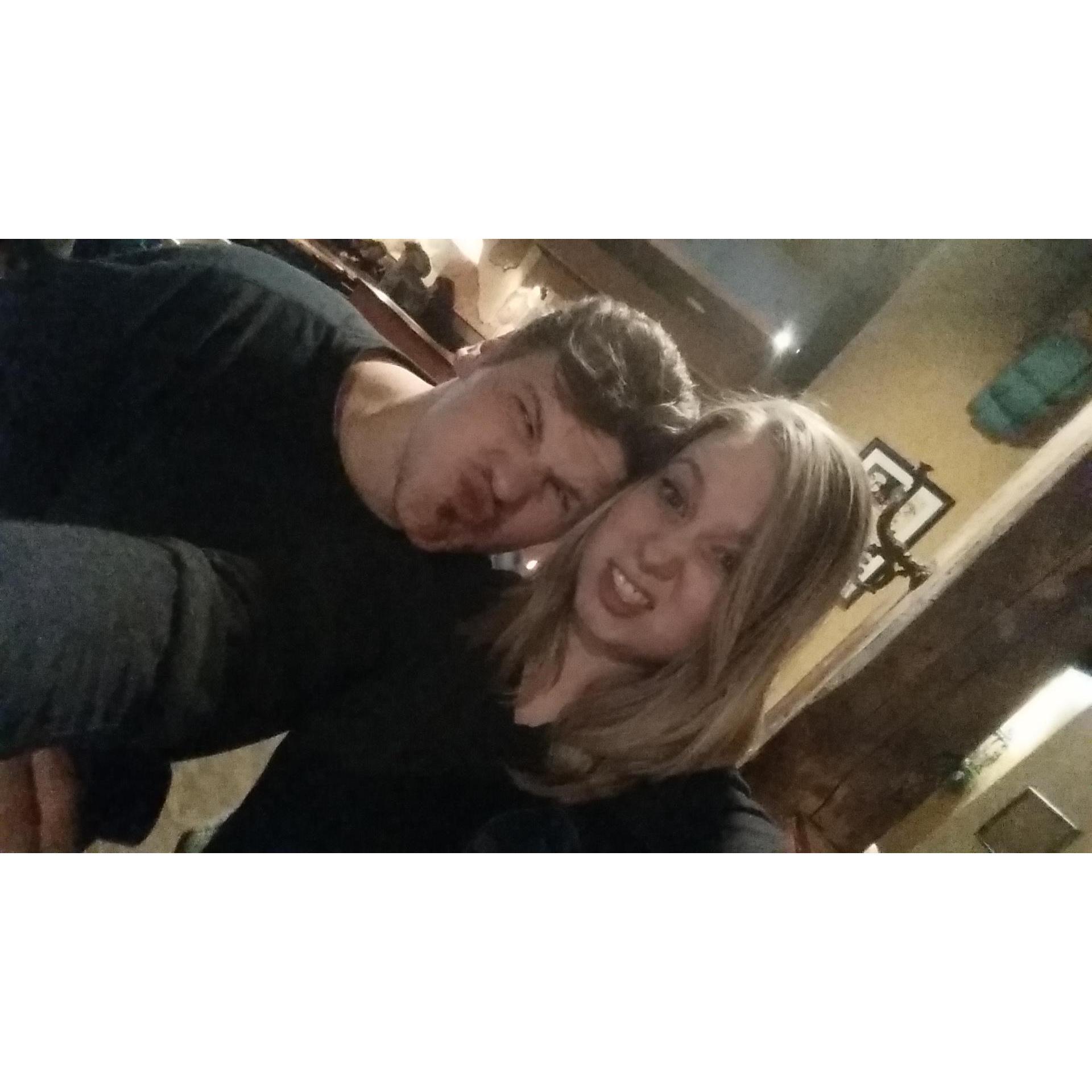 This pretty much sums it up. Pretty sure we took this picture in our second month of dating. No shame.
