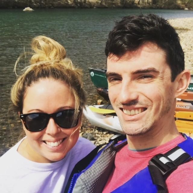 About to kayak down the Caddo River!