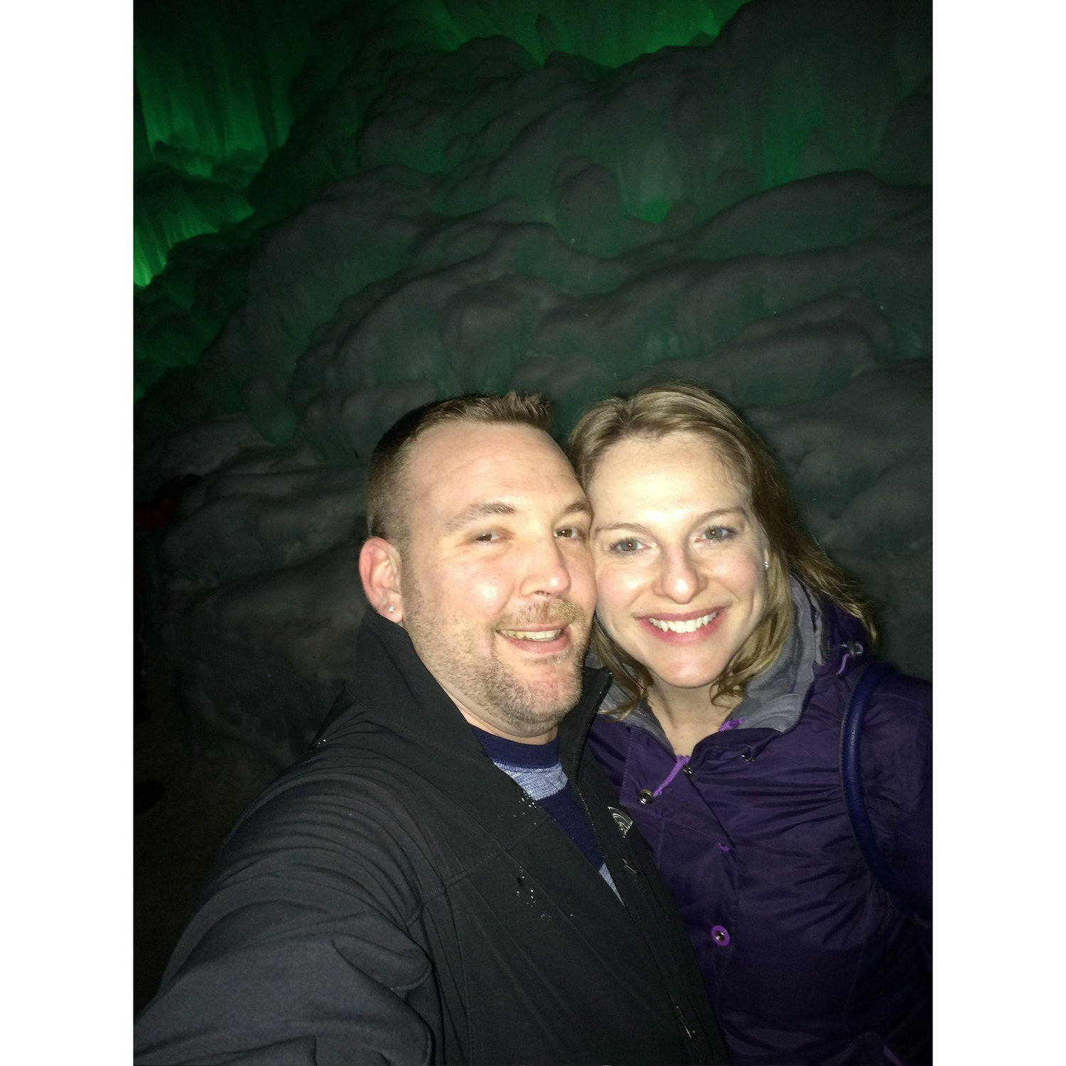 2015:  Ice castles in Eden Prairie.