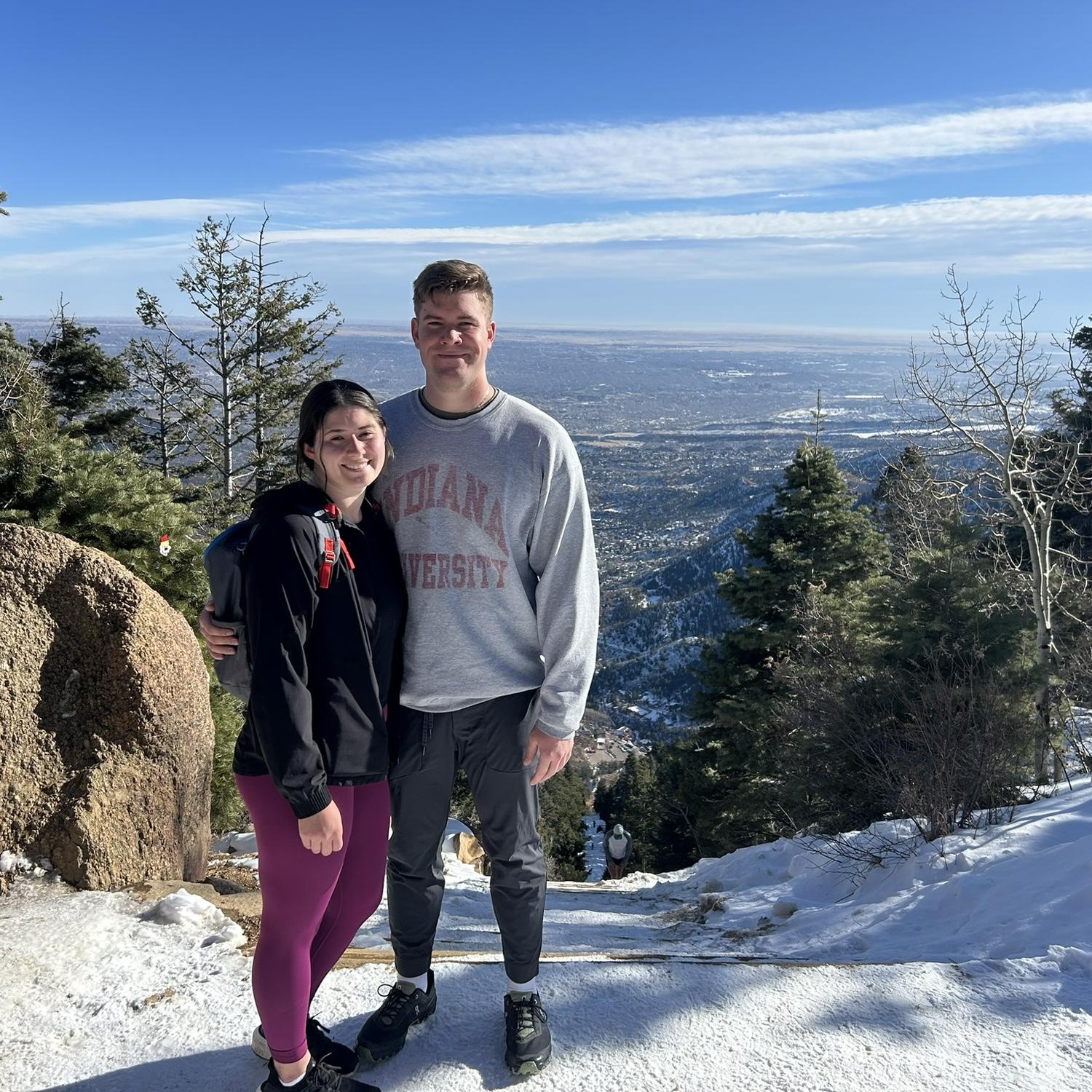 Our climb up the Manitou Incline