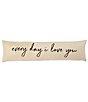 Mud Pie Wedding Collection "Every Day I Love You" Long Pillow