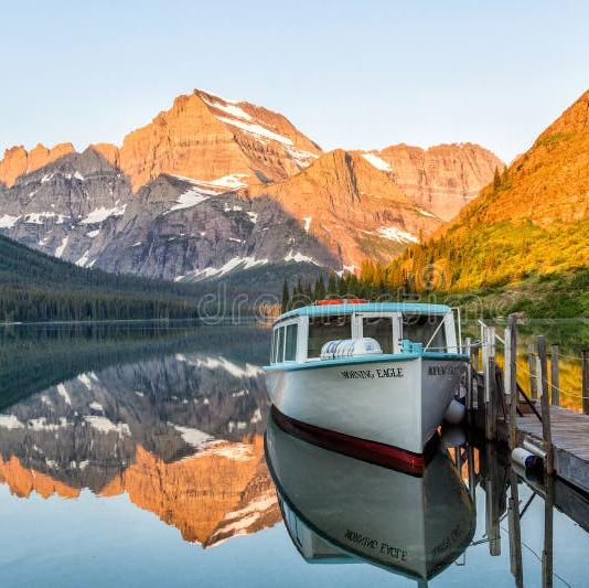 Many Glacier Boat Tour