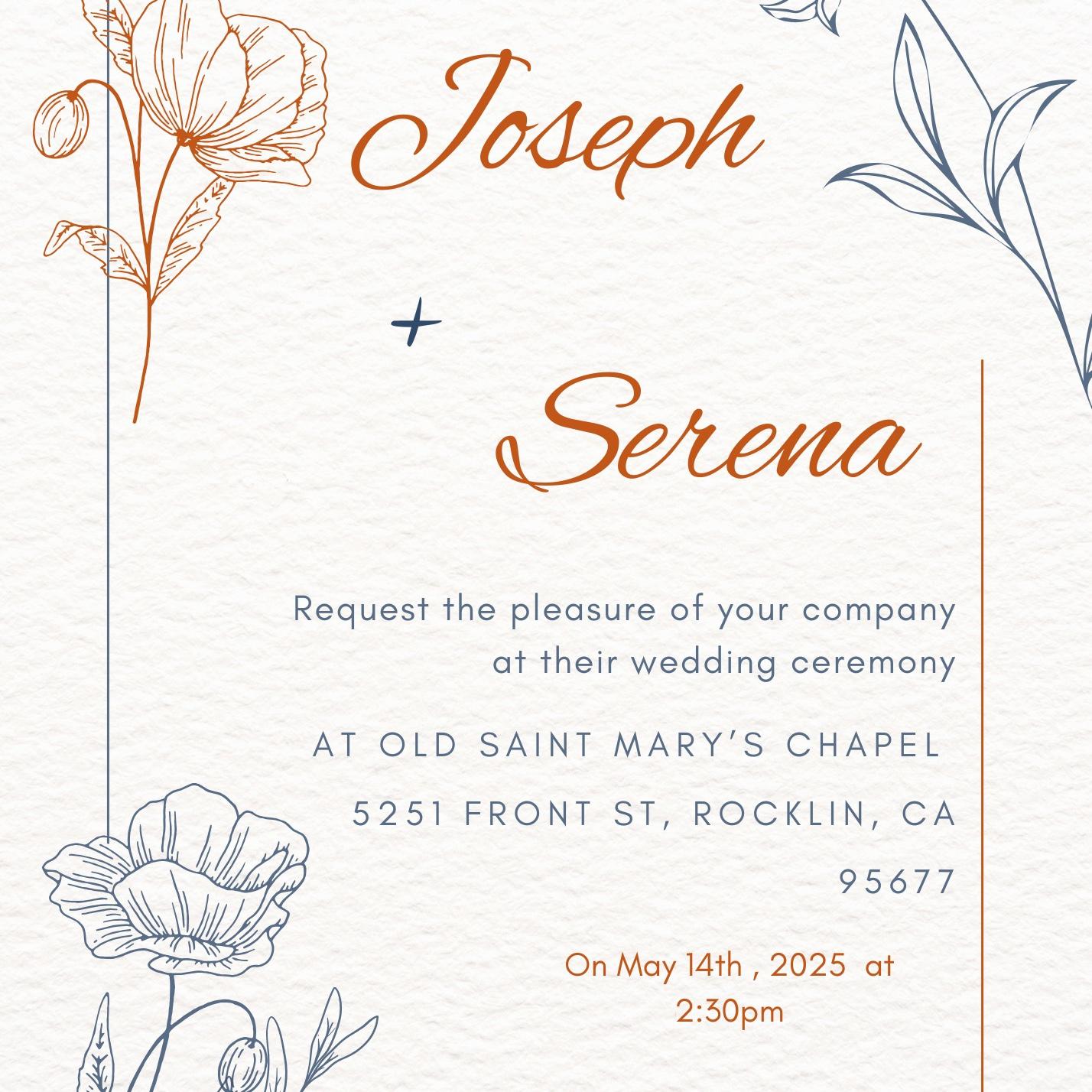Wedding Ceremony Invitation
