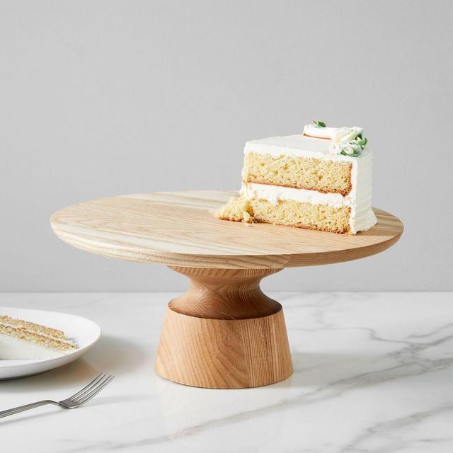 Mixed Wood Cake Stand