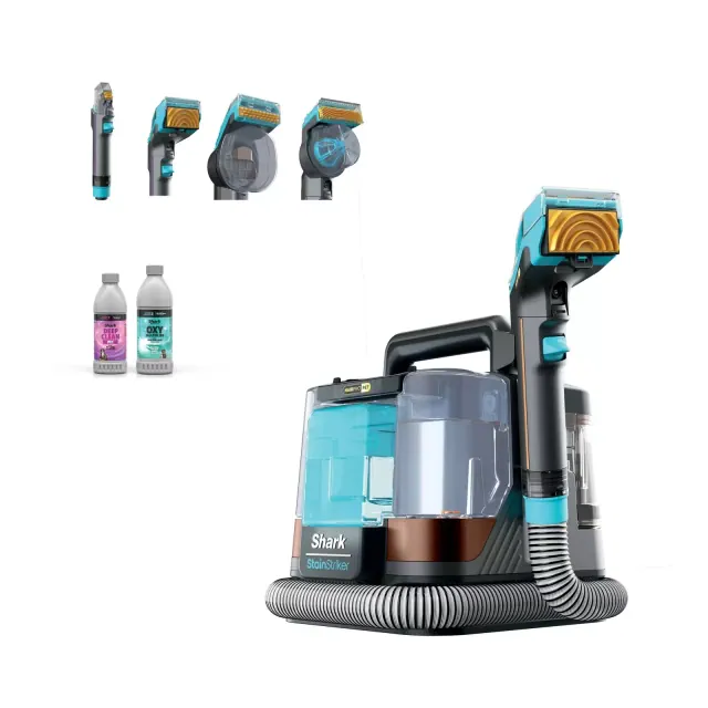 Shark StainStriker HairPro Pet Portable Carpet, Area Rug and Upholstery Wet and Dry Vacuum Gray - PX251
