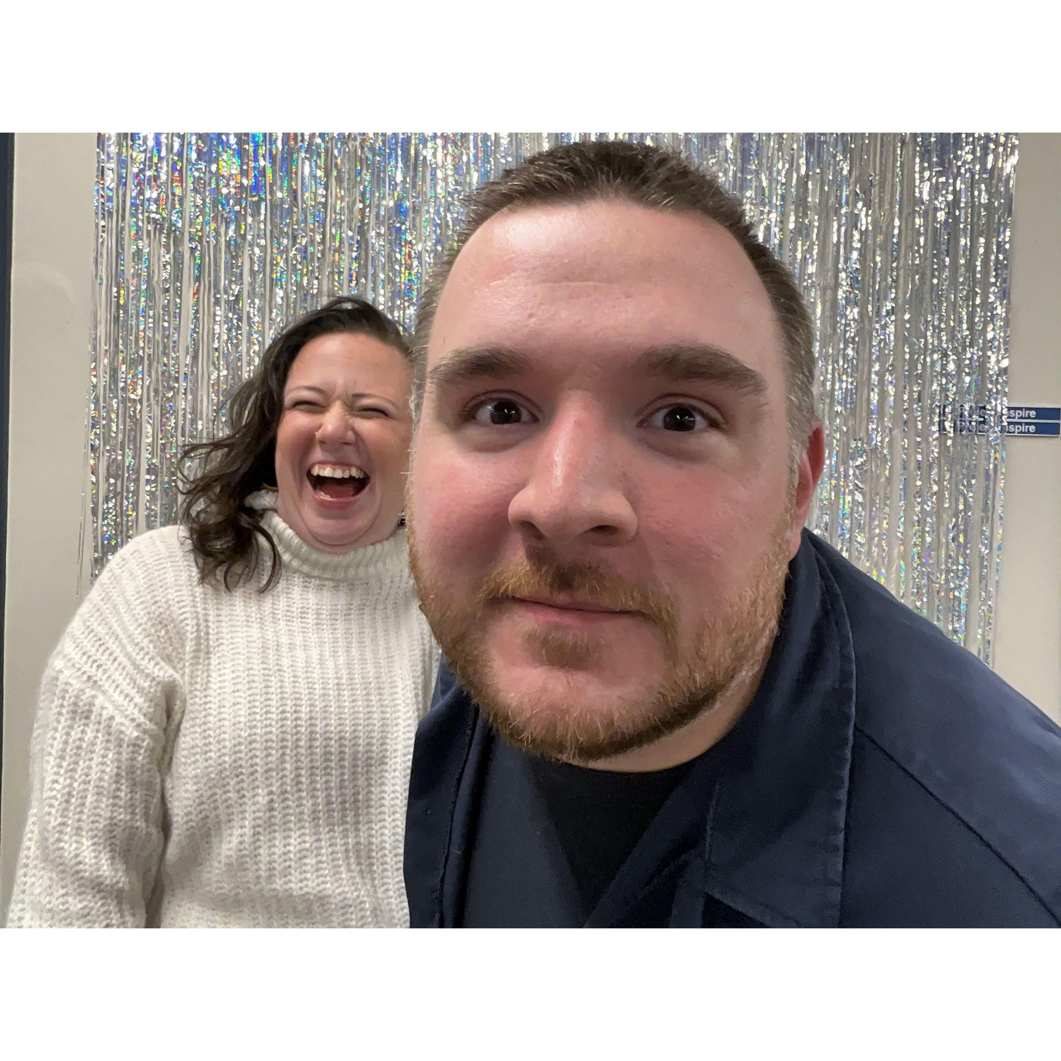 Always out here taking awkward, ridiculous pictures in a photobooth