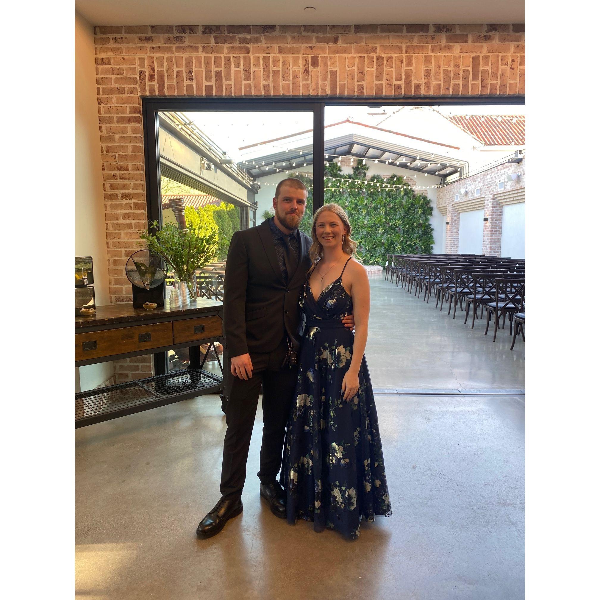 Had an amazing time witnessing our friend marry his high school sweetheart last year!